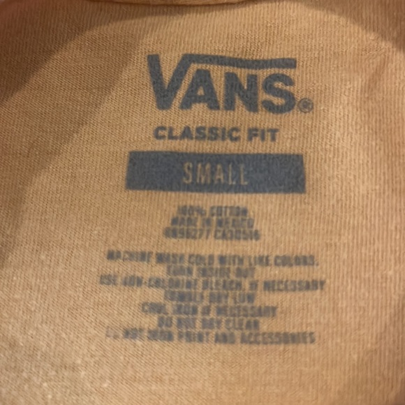 Vans mustard yellow shirt, GUC - Picture 3 of 4